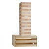 VEVOR Tumbling Timber Toy, 60 Blocks Giant Tumble Tower Blocks Game, Pine Wood Tumbling Tower Game with Storage Crate and Scoreboard, Wooden Stacking Game, Tumble Tower Family Games for Indoor/Outdoor