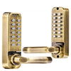 VEVOR Mechanical Keyless Entry Door Lock, 14 Key Mechanical Door Lock, Mechanical Keypad Door Lock with Handle, Double-Sided Stainless Steel Waterproof Keyless Gate Lock, for Home Office Fence Garage