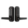 VEVOR Mechanical Keyless Entry Door Lock, 2.0 Code Upgrade, 4-7 Digits Code, Single-Sided Push Button Combination Keypad Door Lock with Handle, Auto Locking, for Indoor or Outdoor, Oil-Rubbed Bronze