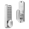 VEVOR Mechanical Keyless Entry Door Lock, 14 Key Mechanical Door Lock, Mechanical Keypad Door Knob, Single-Side Stainless Steel Waterproof Keyless Gate Lock, for Home Office Outdoor Fence Garage Yard