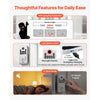 VEVOR Keyless Entry Door Lock, Electronic Deadbolt with Customizable User Codes, Pioneering Easy-Grip Design, Keyed Entry, Auto Lock, Anti-Peeking Password, Backlit Keypad, for Home, Apartment, Silver
