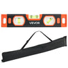 VEVOR Torpedo Level, 3-Piece Included 9/16/24 in, Magnetic Leveler Tool Set Aluminum Alloy, with Clear 3 Green Vials, V-Groove, Hanging Hole, Multi-angle Measurement for Construction Home Renovation