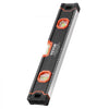 VEVOR 4-Piece Torpedo Level, 48/24/16/10 Inch Box Levels Set, Fluorescent Light Up Bubble Vials Ruler for 45/90/180 Degree, Aluminum Alloy Magnetic Leveler Tool, Shock-Proof(Only 10-inch has magnetic)