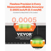 VEVOR 4-Piece Torpedo Level, 48/24/16/10 Inch All Magnetic Levels Set, Fluorescent Light Up Bubble Vials Ruler for 45/90/180 Degree, Aluminum Alloy Magnetic Box Leveler Tool, SAE and Metric Scale