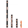 VEVOR 4-Piece Torpedo Level, 48/24/16/10 Inch All Magnetic Levels Set, Fluorescent Light Up Bubble Vials Ruler for 45/90/180 Degree, Aluminum Alloy Magnetic Box Leveler Tool, SAE and Metric Scale