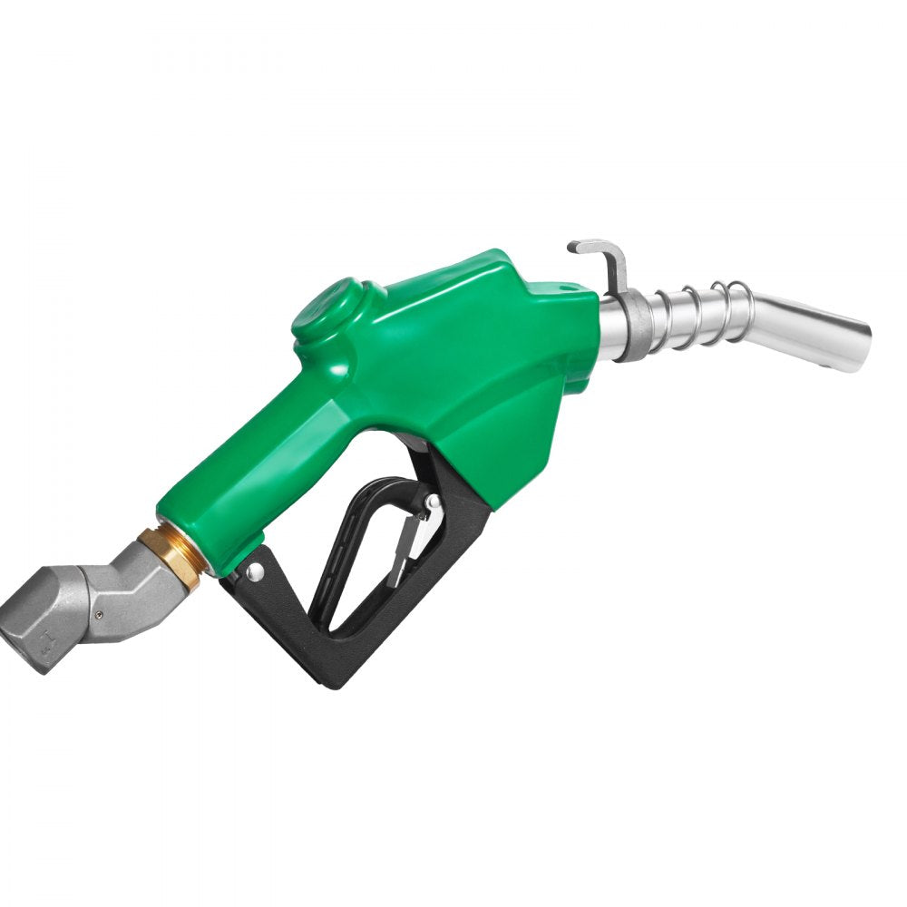 VEVOR 1 Inch NPT Automatic Fuel Nozzle with Swivel, Max Flow Rate 21.6 GPM, Auto Shut Off Diesel Gas Pump Nozzle with 3-Speed Trigger Lock & 1-3/16 in (OD=30.1 mm) Spout for Gasoline, Diesel, Kerosene