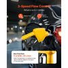 VEVOR 3/4-Inch NPT Automatic Fuel Nozzle with Swivel, Max Flow Rate 11.8 GPM, Auto Shut Off Diesel Gas Pump Nozzle with 3-Speed Trigger Lock & 0.78 in (OD=20 mm) Spout for Gasoline, Diesel, Kerosene