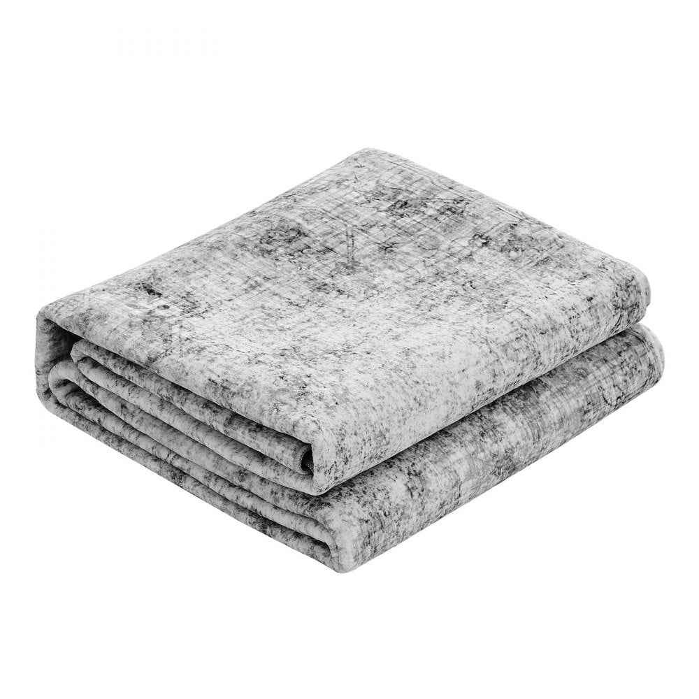 VEVOR Area Rug, 9 x 12 ft Large Washable Boho Rug, Non-Slip and Tear-Resistant Soft Carpet, Pet & Child Friendly Bohemian Area Rugs, Indoor Mat for Bedroom, Living Room, Kids Room, Office, Gray