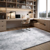 VEVOR Indoor Plush Area Rugs, 9 x 12 ft Soft Plush Carpet, Furry Shag Area Rugs for Living Room, Bedroom, Modern Home Decor Aesthetic Long-Pile Rug, Non-Shedding, Slip-Resistant, Tie-Dye Light Gray