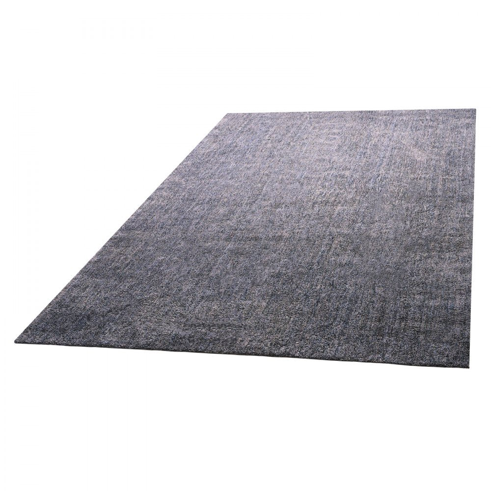 VEVOR Indoor Plush Area Rugs, 9 x 12 ft Plush Carpet, Area Rugs Furry with Long Plushs Pile, Thick & Durable High-Pile Rug for High-Traffic Areas, Non-Shedding & Non-Slip Backing, Blue-Gray