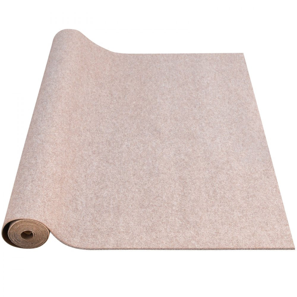 VEVOR Boat Carpet, 6 ft x 23 ft Marine Carpet for Boats, Waterproof Light Brown Carpet with Marine Backing Anti-Slide Marine Grade Boat Carpet Cuttable Easy to Clean Patio Rugs Deck Rug