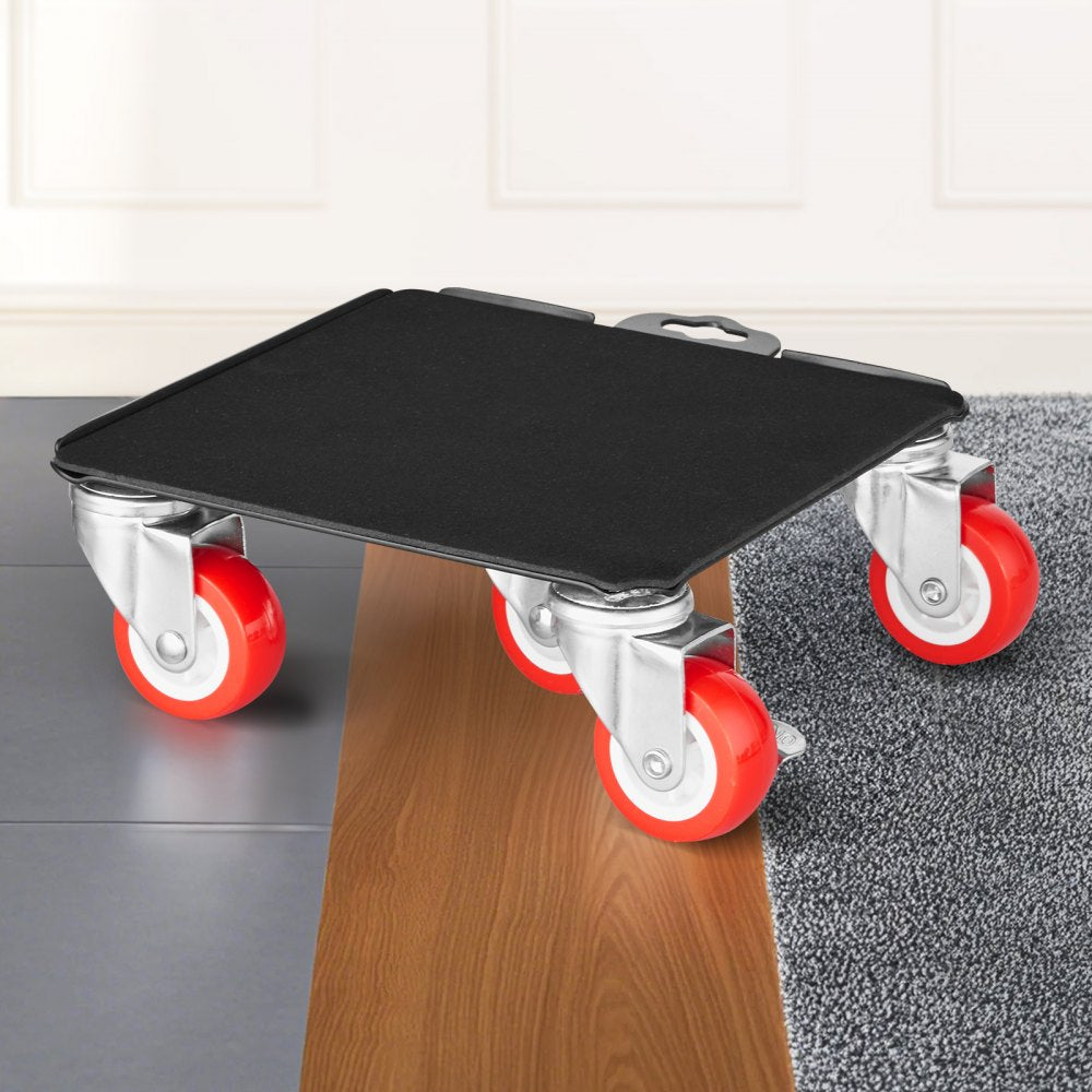 VEVOR Furniture Dolly, Maximum Load 3474 lbs, Heavy Duty Furniture Movers with 5 360° Rotation Wheels, Carbon Steel Panel, Furniture Lift Slider Tool Set for Appliances, Sofa, Fridge, Washing Machine