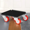 VEVOR Furniture Dolly, Maximum Load 1200 lbs, Heavy Duty Furniture Movers with 5 360° Rotation Wheels, Carbon Steel Panel, Furniture Lift Slider Tool Set for Appliances, Sofa, Fridge, Washing Machine