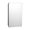 VEVOR Medicine Cabinet, 16.5 x 27.5 inch, Medicine Cabinet for Bathroom with Mirror,  Aluminum Frame Bathroom Wall Cabinet, 3-layer Adjustable Shelves, Recessed & Wall-mounted Installation