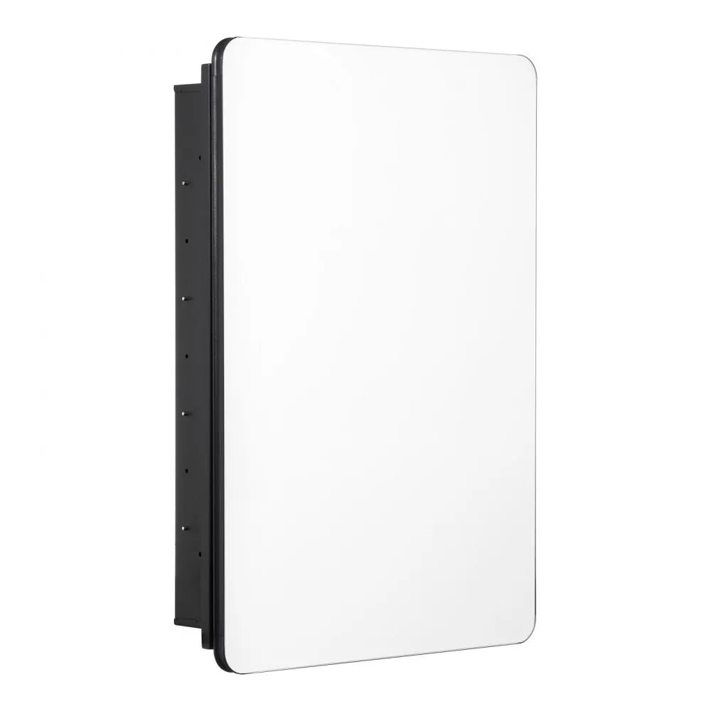VEVOR Medicine Cabinet, 20 x 30 inch, Medicine Cabinet for Bathroom with Mirror,  Aluminum Frame Bathroom Wall Cabinet, 4-layer Adjustable Shelves, Recessed & Wall-mounted Installation
