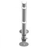 VEVOR Barbed Wire Arm, 10 Packs 12.2 in Fence Post Extender, Flat or Surface Mounted, Galvanized Steel Fence Height Extender, Protect Privacy and Prevent Pets Jumping Off, for Outdoor Wood Concrete Fences