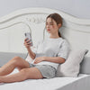 VEVOR Bed Wedge Pillow for Headboard, King Size, 76"x6"x4.5" Bed Gap Filler, Fill 0-4" Gap Between Headboard and Mattress, 25D Foam Mattress Wedge Headboard Pillow with Side Pocket, for Backrest, Gray