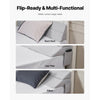VEVOR Bed Wedge Pillow for Headboard, King Size, 76"x10"x6" Bed Gap Filler, Fill 0-7" Gap Between Headboard and Mattress, 25D Foam Mattress Wedge Headboard Pillow with Side Pocket, for Backrest, Gray