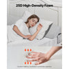 VEVOR Bed Wedge Pillow for Headboard, King Size, 76"x10"x6" Bed Gap Filler, Fill 0-7" Gap Between Headboard and Mattress, Soft Plush Mattress Wedge Headboard Pillow with Side Pocket, for Backrest Gray