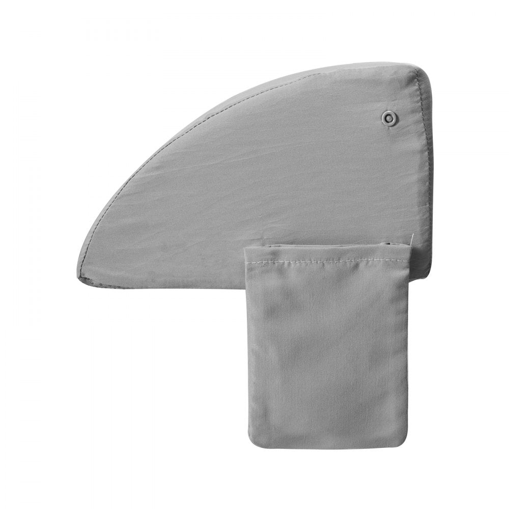 VEVOR Bed Wedge Pillow for Headboard, King Size, 76"x8"x6" Bed Gap Filler, Fill 0-5" Gap Between Headboard and Mattress, 25D Foam Mattress Wedge Headboard Pillow with Side Pocket, for Backrest, Gray
