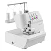 VEVOR Serger Overlock Sewing Machine, 1250 Stitches Per Minute, 2-3-4 Thread Capability, 0.7-2 Adjustable Differential Feed, with Free Arm and LED Light, Sewing Machine for Various Fabrics, White