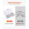 VEVOR Fast-Blow Glass Fuses Assortment Kit, 120 Pcs 125 Volt, 5 x 20 mm 1A 2A 3A 4A 5A 8A 10A, 3.6 x 10 mm 2.5A 3A 5A Tube Fuses, Suitable for Electrical Boxes, LED Strips, Electronics, Appliances