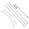VEVOR Advertising Flag Pole, 3 x Feather Flag Bundles, 16ft Windless Flag Pole Sets with Ground Mounting Stake, 6pcs Swooper Flag Pole Kit, Feather Flag Pole for Businesses Storefronts