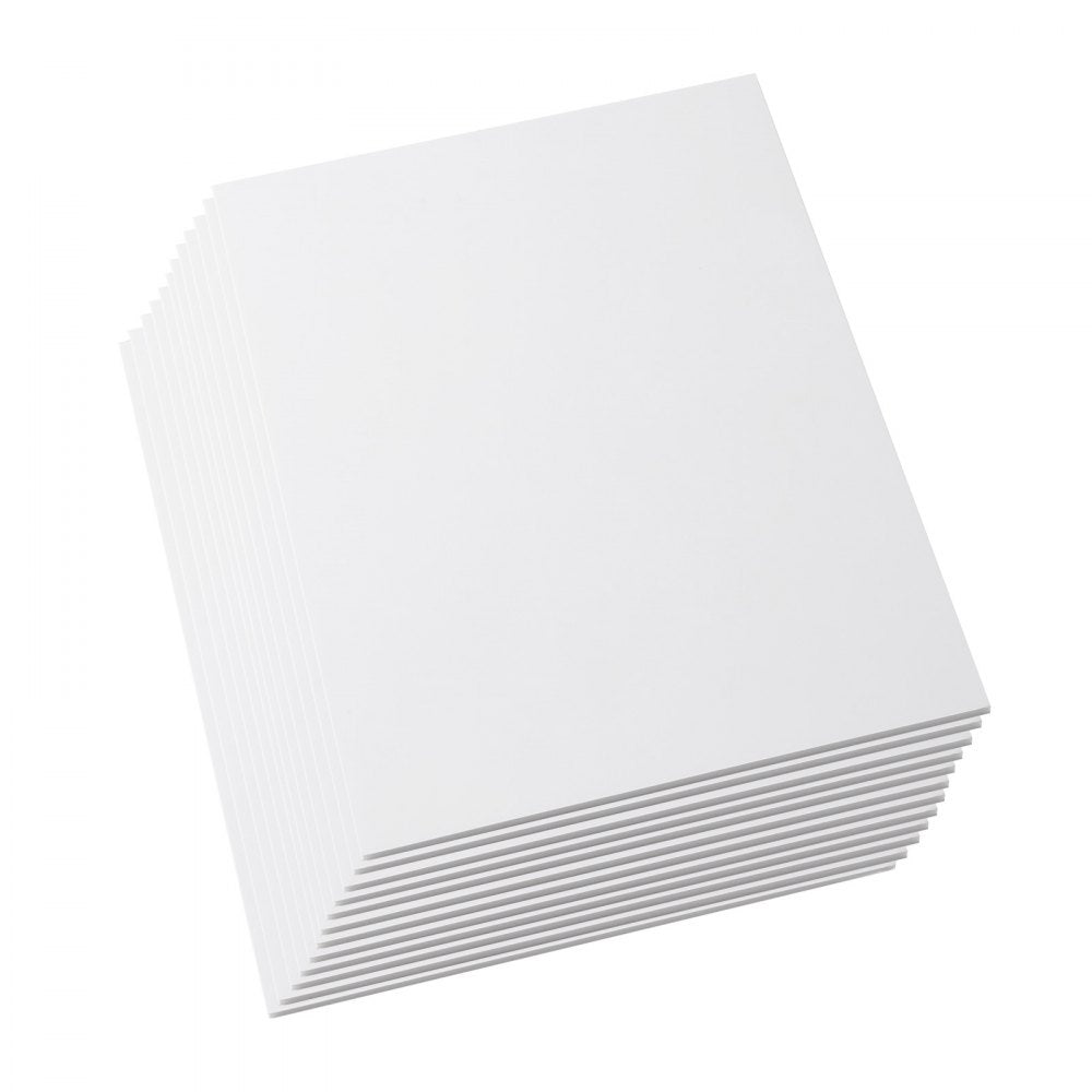 VEVOR Foam Board, 12 Pack 20 x 30 in, 3/16 in Thickness White Poster Board, for Mounting, Crafts, Paintings Prints, Art, Display, Presentation and Projects, Acid-Free Double Sided Foam Core Sheets