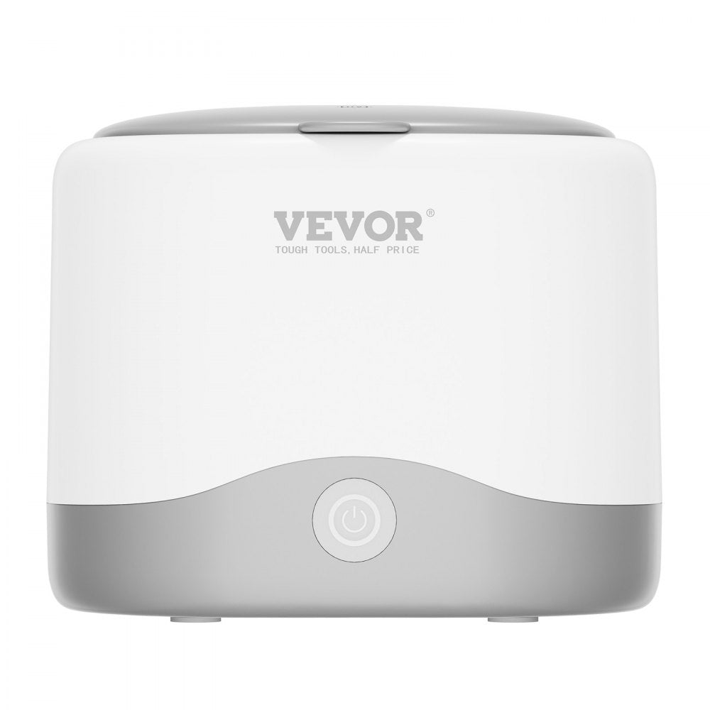 VEVOR Ultrasonic Cleaner for Dentures, 200ML Retainer Cleaner Machine with UV Light, 30W Cleaning Machine for Dental, Retainer, Aligner, Braces, Mouth Guards, Toothbrush Head, Shaver Head, Jewelry