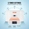 VEVOR Jewelry Cleaner Ultrasonic Machine, Ultrasonic Cleaner Machine Portable 22oz (650ml) with 5 Digital Timer, Sonic Jewelry Cleaner with 2 Cleaning Baskets for Eyeglasses, Watches, Dentures, Rings