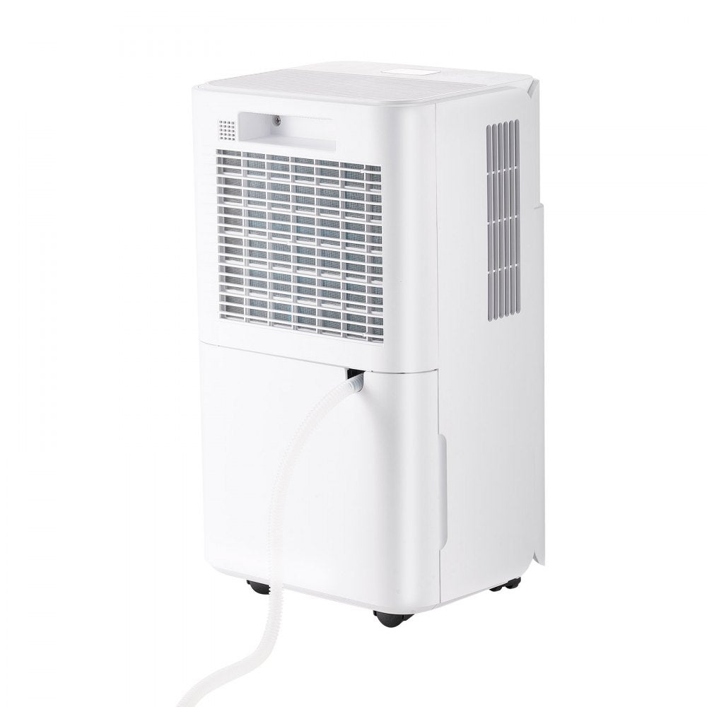 VEVOR 30 Pints Dehumidifier for Home & Basement, Drain Hose for Commercial & Industrial Use, Smart Humidity Control, Low Noise for Large Rooms, Warehouses, Bedrooms & Storage, Large Coverage,White