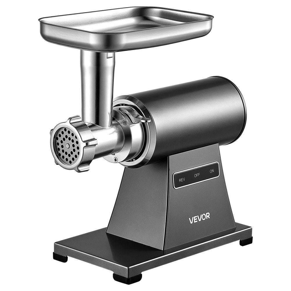 VEVOR Electric Meat Grinder, 3.3-4.4 Lbs/Min 2000W Max, #5 Home Meat Mincer with 3 Grinding Plates, Sausage Stuffing Tube & Kubbe Kit, 300W Steel Sausage Meatballs Maker for Home Kitchens
