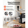 VEVOR Electric Meat Grinder, 3.3-4.4 Lbs/Min 1200W Max, #5 Home Meat Mincer with 2 Grinding Plates, Sausage Stuffing Tube & Kubbe Kit, 300W Stainless Steel Sausage Maker for Home Kitchens