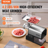 VEVOR Meat Grinder, 4.2 Lbs/Min Capacity Electric Meat Grinders with Blade, Grinding Plate, Sausage Maker, Kubbe Kit, Burger Press, Chopper Attachment, Stainless Steel Meat Mincer for Home Kitchen