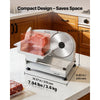 VEVOR Meat Slicer, 7.5" Electric Deli Slicer with SUS420 Blade & 0-0.6" Adjustable Thickness, 200W Home Food-Slicer for Frozen Meat, Ham, Baguett, Steak, UL Approved