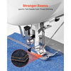 VEVOR Computerized Sewing Machine, 60 Stitch Applications, with LED Screen, Foot Pedal and LED Light, Heavy-Duty Metal Frame, Digital Sewing Machine with Powerful Motor for Crafts and Mending