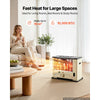 VEVOR Cordless Radiant Kerosene Heater, 10000 BTU Portable Space Heater, for Home, Garage, Camping, Workshop, Emergency, Outdoor Activity, with Flame Control, Tip-Over Shutoff, Funnel, Batteries