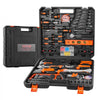 VEVOR Tool Kit, 216 Piece General Household Hand Tool Set, Home Repairing Tool Kit with Portable Tool Storage Case, High-Quality Steel, for Home Maintenance, DIY Projects, and Automotive Repair