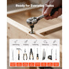 VEVOR Tool Kit 394-Piece General Household Tool Kit for Home Maintenance, For Everyday House Repairs and DIY Projects, with Portable Storage Case, High-Quality Steel, with Hammer, Wrench, Pliers