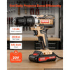 VEVOR Tool Kit 521-Piece General Household Tool Kit for Home Maintenance, For Everyday House Repairs, DIY Projects, with Portable Storage Case, High-Quality Steel, with Cordless Drill, Bits, Hammer