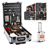 VEVOR Tool Kit 521-Piece General Household Tool Kit for Home Maintenance, For Everyday House Repairs, DIY Projects, with Portable Storage Case, High-Quality Steel, with Cordless Drill, Bits, Hammer