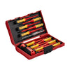 VEVOR Insulated Screwdriver Set, 13-Piece Professional Electrical Screwdriver Set, 1000V Insulated Electrician Tool Set, with Magnetic Phillips Slotted Pozi Torx Tips, Screwdrivers, for Electricians