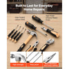 VEVOR Tool Kit 245-Piece General Household Tool Kit for Home Maintenance, For Everyday House Repairs and DIY Projects, with Portable Storage Case, High-Quality Steel, with Hammer, Wrench, Pliers