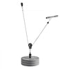VEVOR Pulley System, 2 PCS LAT and Lift Pulley System, Gym Rack Pulleys Attachment with two Steel Cables, Short Bar, Dual Grip Handles, Cable Machine for Bicep, Shoulder, Back, Up to 330 lbs Capacity