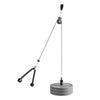VEVOR Pulley System, 1 PC LAT and Lift Pulley System, Gym Rack Pulleys Attachment with two Steel Cables, Short Bar, Dual Grip Handles, Cable Machine for Bicep, Shoulder, Back, Up to 280 lbs Capacity