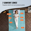 VEVOR Mattress Topper, Queen Size, 2" Thickness, Soft Memory Foam Mattress Pad, Cooling Gel Infusion, Compressed Package for Quick Setup, 7 Comfort Zones for Pressure Relief, Comfy Support for Any Bed