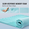 VEVOR Mattress Topper, Queen Size, 2" Thickness, Soft Memory Foam Mattress Pad, Cooling Gel Infusion, Compressed Package for Quick Setup, 7 Comfort Zones for Pressure Relief, Comfy Support for Any Bed