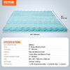 VEVOR Mattress Topper, Queen Size, 2" Thickness, Soft Memory Foam Mattress Pad, Cooling Gel Infusion, Compressed Package for Quick Setup, 7 Comfort Zones for Pressure Relief, Comfy Support for Any Bed