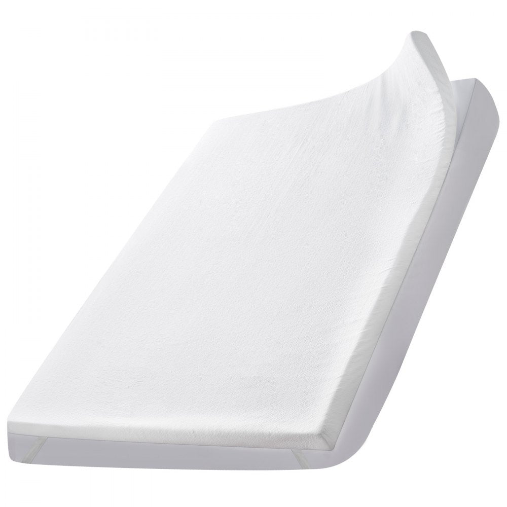 VEVOR Mattress Topper, Queen Size, 3 in Thickness, Soft Memory Foam Mattress Pad, Premium Cooling Gel Infusion, Detachable and Washable, Compressed Package for Quick Setup, Comfy Support for Any Bed