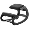 VEVOR Ergonomic Kneeling Chair, Wooden Posture Knee Chair with Adjustable Thick Foam Cushions & Solid Wood Frame, Adjustable Height, Relief for Neck or Back Pain for Home, Office or Meditation, Black